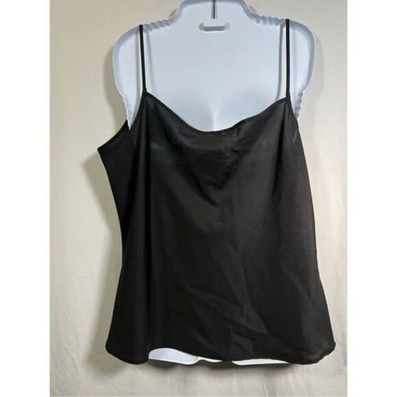 Women’s Cami/Layering Shell Black in Color Size 2X - Picture 2 of 6
